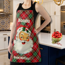 Buon Natale Italien Noël Père Noël Plaid