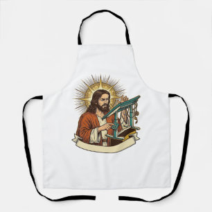 Tablier Bureau Debout Jésus Cassé Bloqué À Mi-Chemin Burea