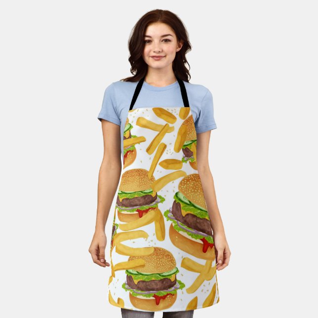 Tablier Burger & Fries Apron (Porté)