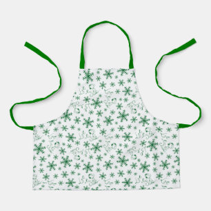 Tablier cacahuètes   Christmas Snoopy Let It Snow Motif