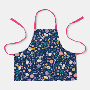 Tablier cacahuètes en Motif de fleurs