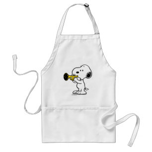 Tablier cacahuètes Joueur de trompette Snoopy