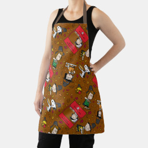 Tablier cacahuètes MOTIF BON THANKSGIVING