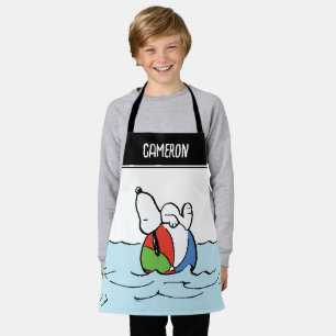 Tablier cacahuètes   Snoopy Beach Ball Beach
