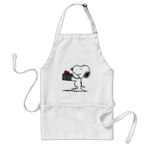 Tablier cacahuètes Snoopy Christmas Gift Giver