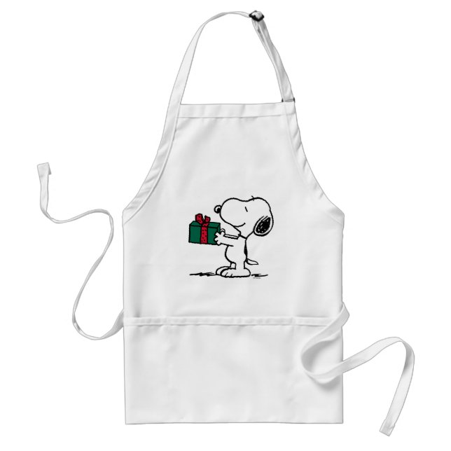 Tablier cacahuètes | Snoopy Christmas Gift Giver (Devant)