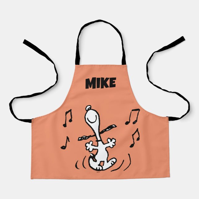 Tablier cacahuètes | Snoopy Dancing (Recto)