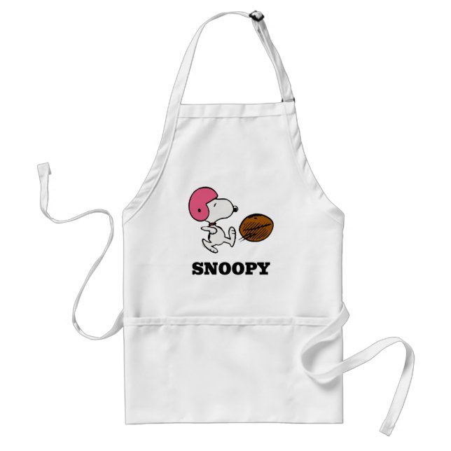 Tablier cacahuètes | Snoopy Football Kicker (Devant)