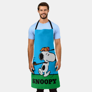 Tablier cacahuètes   Snoopy Golf Swing