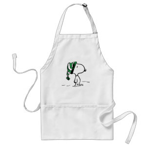 Tablier cacahuètes   Snoopy Green Casquette de neige