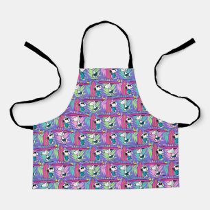 Tablier cacahuètes   Snoopy Purple Surf Motif