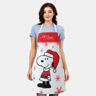 Tablier cacahuètes   Snoopy Santa Claus   Ajouter Votre No
