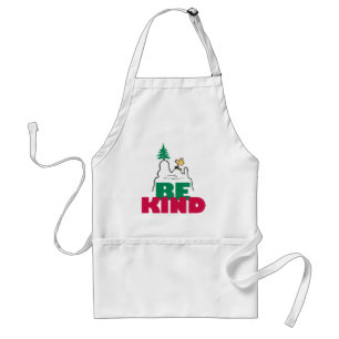 Tablier cacahuètes Snoopy & Woodstock Be Kind