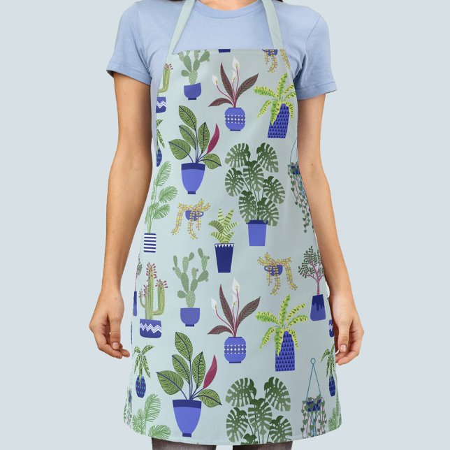 Tablier Cactus Succulent jardinage de la maison (Cactus Succulent Houseplant Gardening Apron)