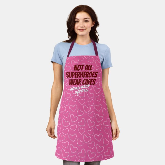 Tablier Cadeau cool pour l'apéro de Maman Baker #MèreJour- (Porté)