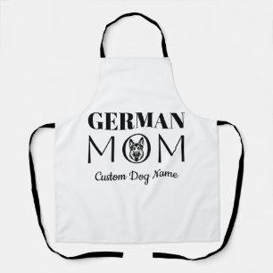 Tablier Cadeau d'anniversaire de maman allemande pour mama