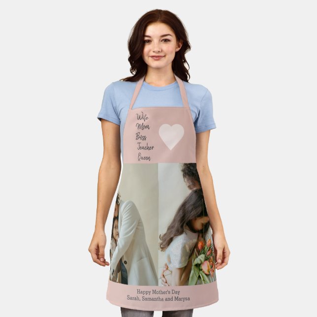 Tablier Cadeau de la fête des mères pour maman, femme, che (Porté)