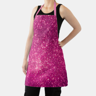 Tablier Cadeau de luxe Populaire Parties scintillant rose