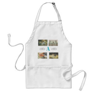 Tablier Cadeau de mariage de famille de monogramme de mult