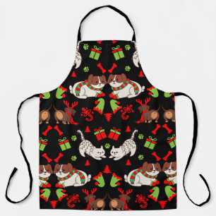 Tablier Cadeau de Noël à motif animal de compagnie