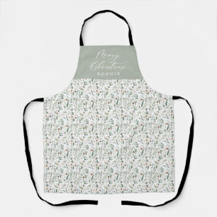 Tablier cadeau de Noël d'hiver de Noël moderne