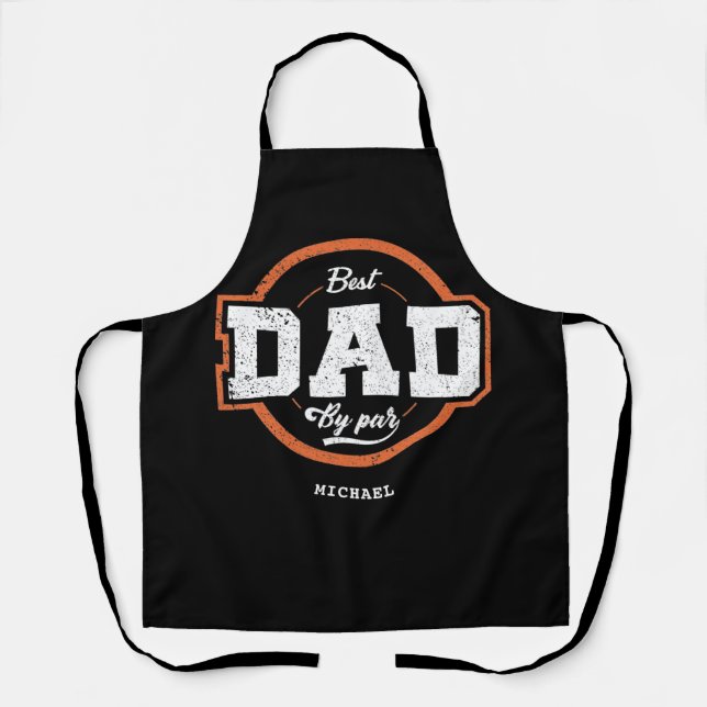 Tablier Cadeau de nom personnalisé pour papa (Recto)