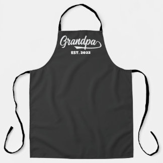 Tablier Cadeau de papy pour la création de la typographie