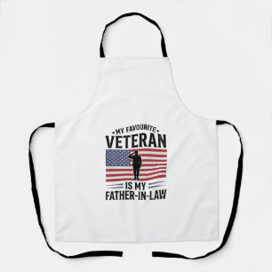 Tablier Cadeau de père vétéran Loi Patriotique Vintage Des