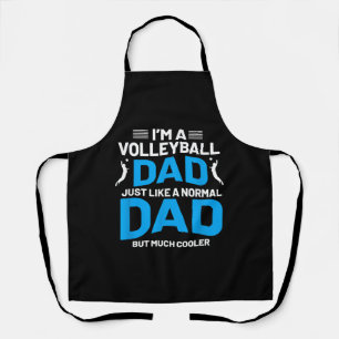 Tablier Cadeau de volley-ball drôle et mignon pour papas e