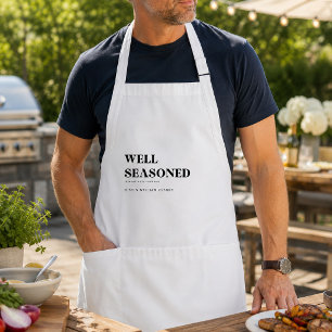Tablier Cadeau drôle et personnalisé de BBQ et de cuisine