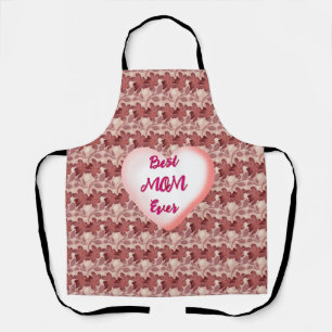 Tablier Cadeau floral personnalisé et sur mesure pour mama