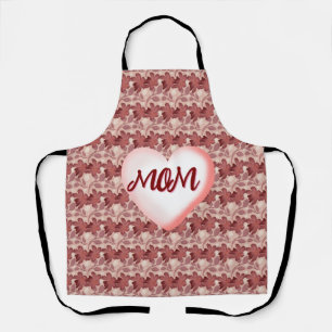 Tablier Cadeau floral personnalisé et sur mesure pour Mama