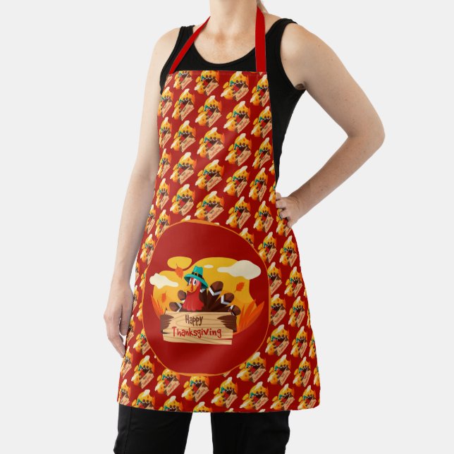 Tablier Cadeau moderne Thanksgiving Best (Insitu)