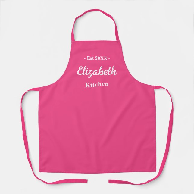 Tablier Cadeau Personnalisé De Cuisine BBQ Pour Lui Cuisin (Recto)