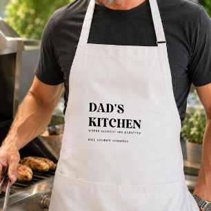 Tablier Cadeau personnalisé drôle pour la fête des pères p