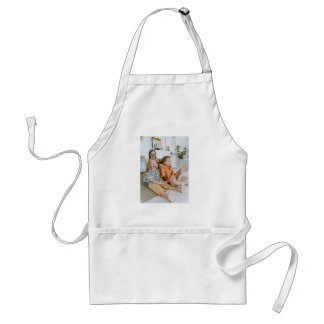 Tablier Cadeau personnalisé photo famille - poche Cuisine