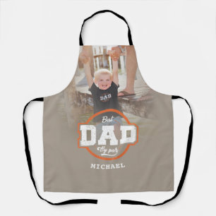 Tablier Cadeau photo personnalisé pour les Chefs Papa