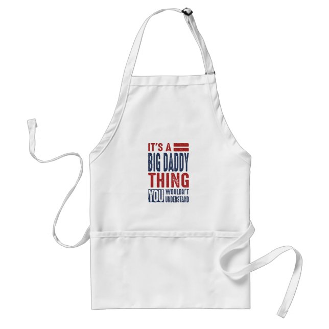 Tablier Cadeau pour Big Daddy (Devant)