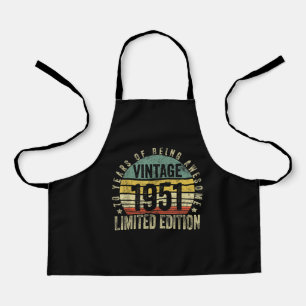 Tablier Cadeaux de 70 ans Vintage 1951 Anniversaire