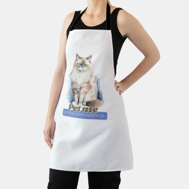 Tablier Cadeaux de chats adorables pour Amoureux de les ch (Insitu)