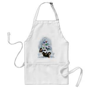 Tablier Cadeaux de Noël de chiens de montagne bernois