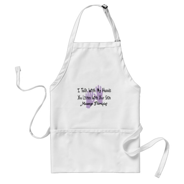 Tablier Cadeaux de thérapeute de massage--Conception de (Devant)
