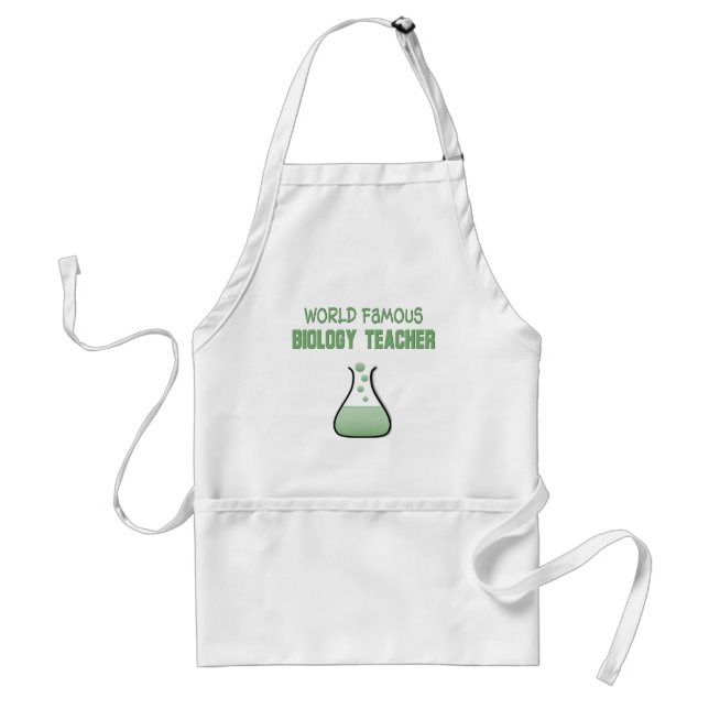 Tablier Cadeaux d'enseignant en biologie (Devant)