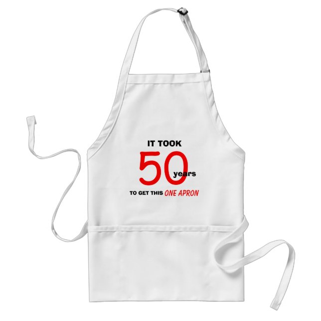 Tablier Cadeaux du 50e anniversaire pour hommes - Apron (Devant)