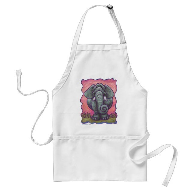 Tablier Cadeaux et accessoires éléphants (Devant)