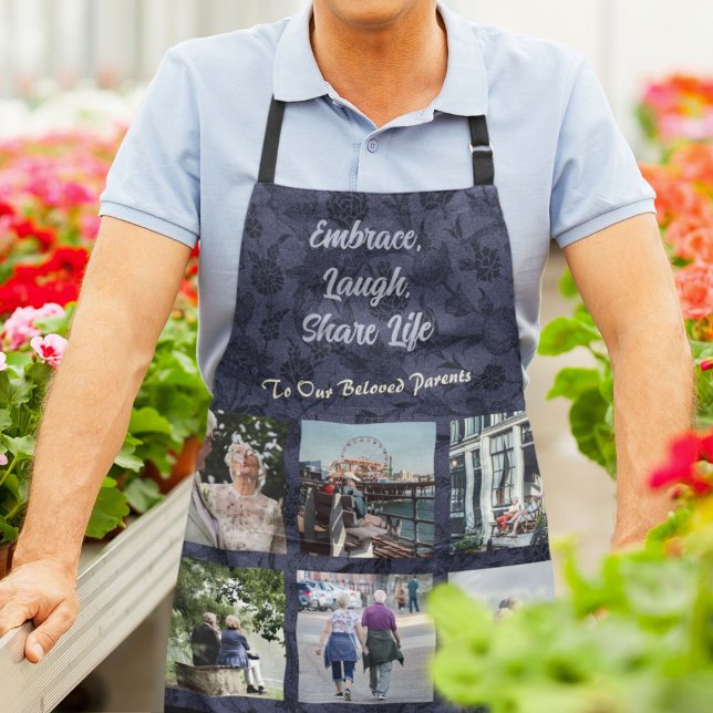 Tablier Cadeaux personnalisés pour les parents âgés Couple (Personalized Gifts for Older Parents Couples)