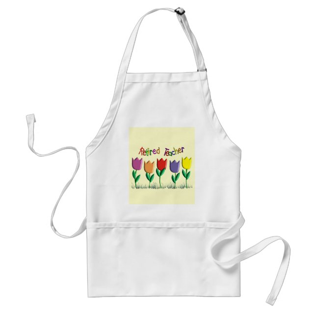 Tablier Cadeaux retirés de conception de tulipes de (Devant)