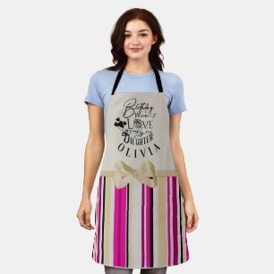 Tablier Cadeaux Simples et Mignons pour Filles   Typograph