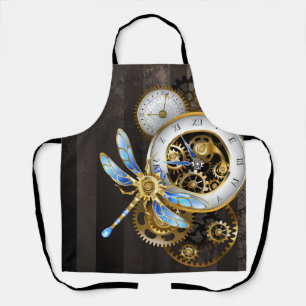 Tablier Cadran Steampunk avec Libellule