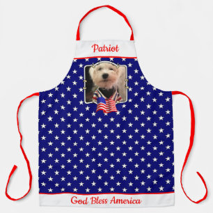 Tablier Cadre photo personnalisé USA American Flag Patriot
